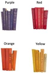 Colored Real Decorative Book Set - Decor Books for Book Shelf Decor, Home Decor for Shelves & Bookcases - Perfect for Book Decor, Decorative Books for Home Decor, & Books for Decor (Black)