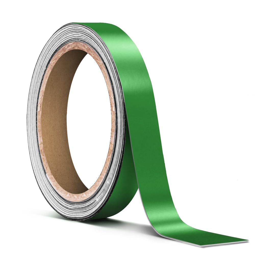 VViViD Satin Green Chrome Pinstripe Vinyl Tape Roll ( x 25ft)