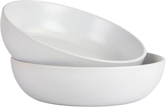 10 Strawberry Street Wazee Matte Coupe Dinnerware, Bowl, White, Set of 6