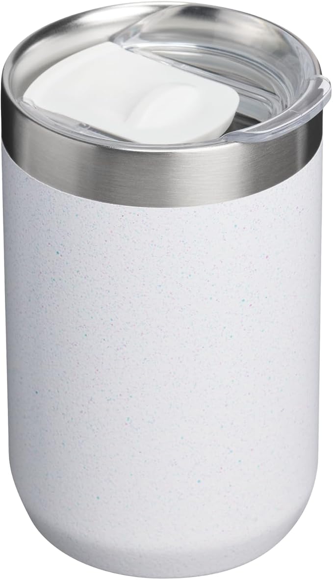STANLEY Everyday Camp Cup 12 oz | Drink Through Lid | Cup for Coffee, Tea and Drinks | Insulated Stainless Steel | BPA-Free | Frost Sprinkle