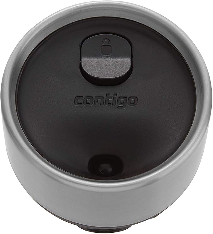 Contigo Luxe Vacuum-Insulated Stainless Steel Thermal Travel Mug 16 Ounces Stainless Steel