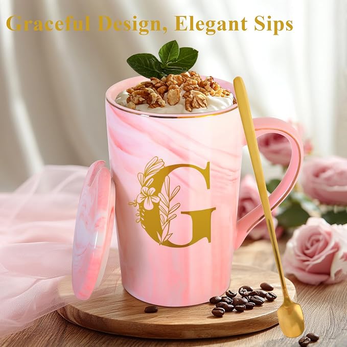 Personalized Ceramic Coffee Mug with Lid Cup Happy Birthday Gifts for Adult Men Women Who Have Everything Want Nothing Dad Mom Guys People Couples Parents Cool Funny Unique Present Special Christmas,G