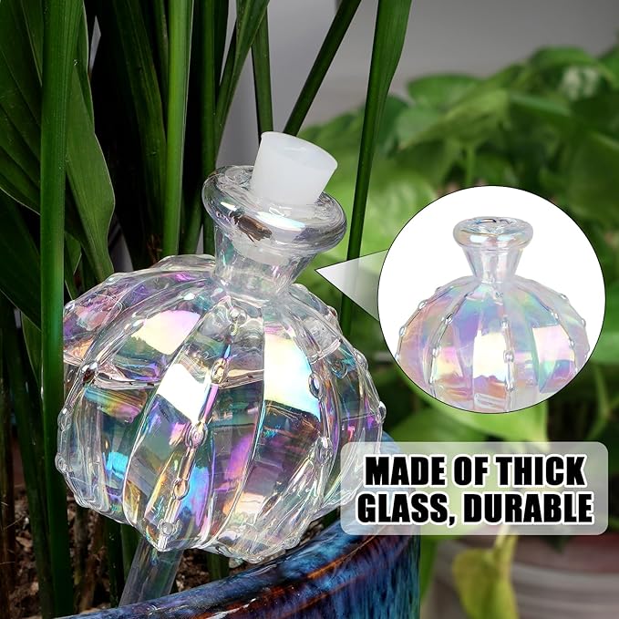 Self Watering Planter Insert. Plant Watering Devices. Plant Watering Bulbs. 3-PCS Plant Watering Globes. Rainbow Colors Cactus Shape Self Watering Globes Large. Plant Lover Gifts