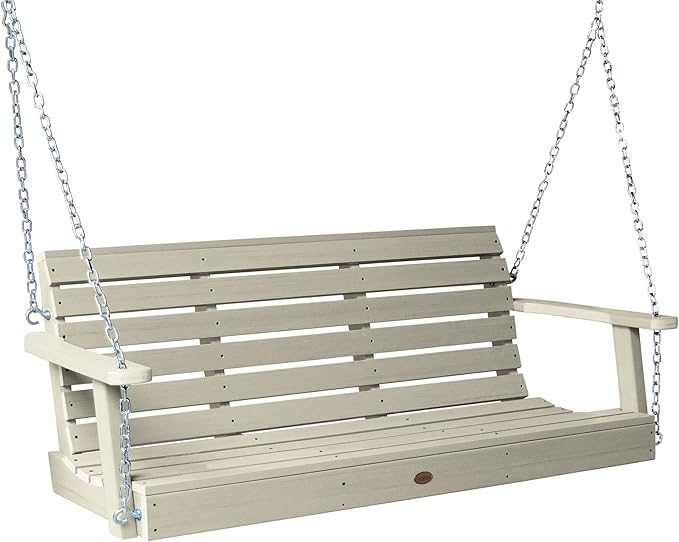 highwood Weatherly Porch Swing 5 Feet, Whitewash