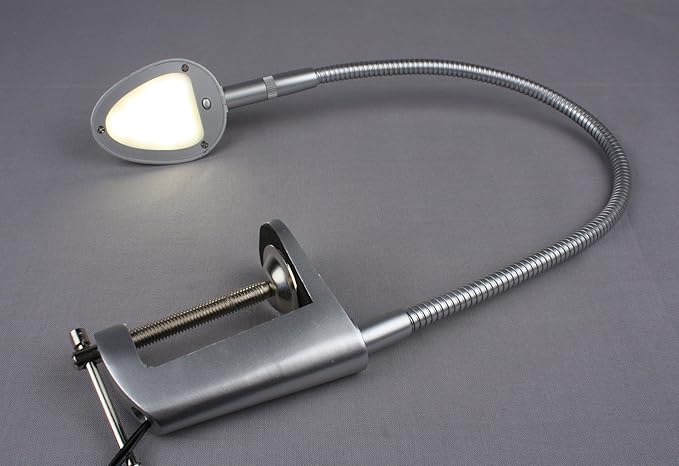 Gooseneck Map Light Chart Light - Cool White (5000K) LED Lamp for Car, Truck, Boat, RV and Aircraft Applications