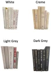 Colored Real Decorative Book Set - Decor Books for Book Shelf Decor, Home Decor for Shelves & Bookcases - Perfect for Book Decor, Decorative Books for Home Decor, & Books for Decor (Black)