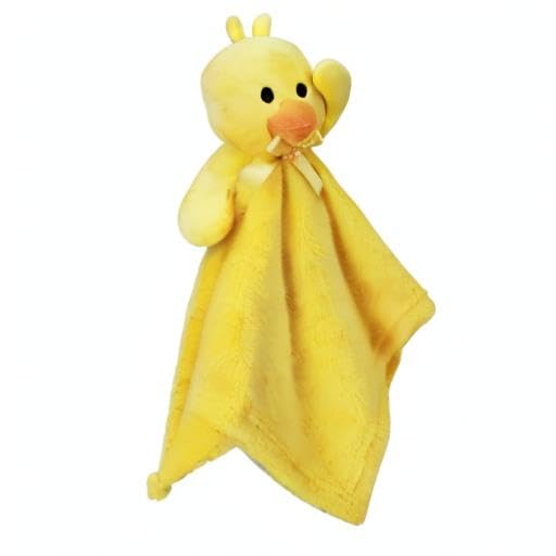 Pro Goleem Duck Security Blanket Soft Yellow Baby Lovey Unisex Lovie Baby Gifts for Newborn Toddler Snuggle Toy Stuffed Animal 16 Inch