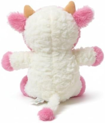YUKOUQIAN Cow Stuffed Animal Cow Plush Doll Toy 15.7 inch for Girls Boys (Stand Cow pink15.7)