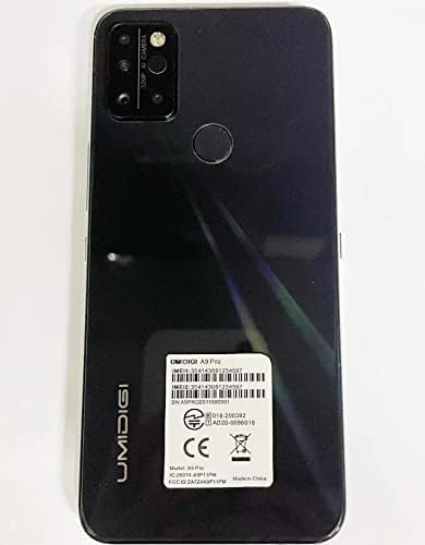 UMIDIGI A9 Pro Cell Phone, Helio P60, 8GB+128GB Expandable 256GB, 6.3 Inch FHD Touch Screen, Double-Sided 2.5D Curved Glass, 48MP Quad Camera, 4150mAh, Dual SIM 4G Volte