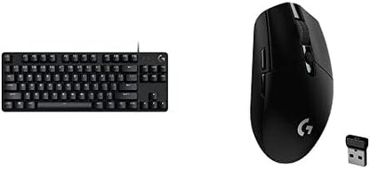 Logitech G413 TKL SE Mechanical Gaming Keyboard + G305 Lightspeed Wireless Gaming Mouse - Black