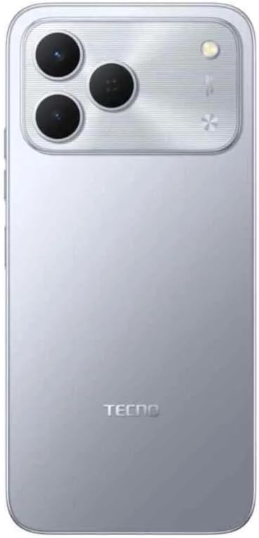 Tecno Spark 50 Ai 4G LTE (256GB + 4GB) (Compatible with Tmobile Mint Tello Boost Mobile and Worldwide) Dual SIM 6.78" 120Hz 50MP Camera (Titanium Gray)