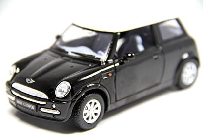 KiNSMART - Mini Cooper S 5" 1:28 Scale Die Cast Metal Model Toy Car (4 Set)