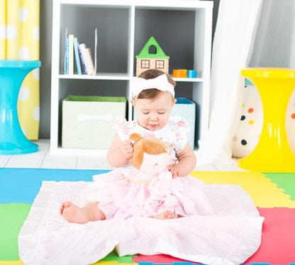 Baby Starters Plush Snuggle Buddy Baby Doll, Soft Annette Doll