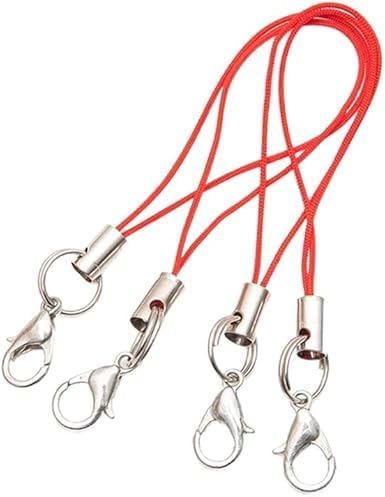 20Pcs Mobile Phone Rope Strap Charm Lariat Lanyard Phone Charms with Lobster Clasp Cords for Cellphone/USB Drive/Keychain/DIY Jewelry Accessories