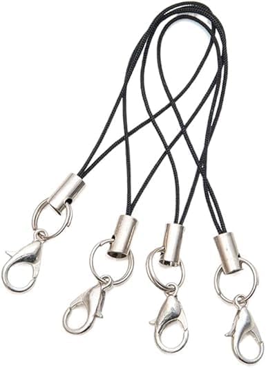 20Pcs Mobile Phone Rope Strap Charm Lariat Lanyard Phone Charms with Lobster Clasp Cords for Cellphone/USB Drive/Keychain/DIY Jewelry Accessories