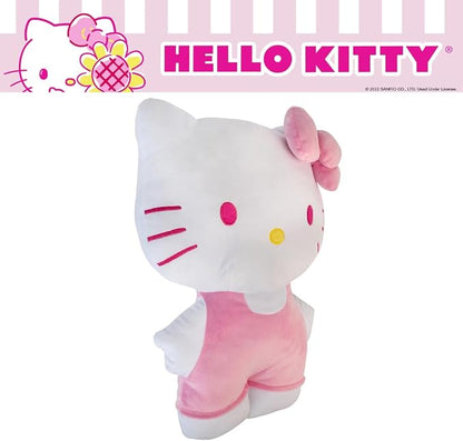Hello Kitty Pink Plush Cuddle Pillow Buddy, Kids Bedding Super Soft & Cozy, (Officially Licensed Product) by Franco