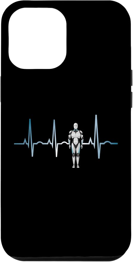 iPhone 15 Pro Max Ai Heartbeat Love Ai EKG Heart Funny Idea for Ai lover Case