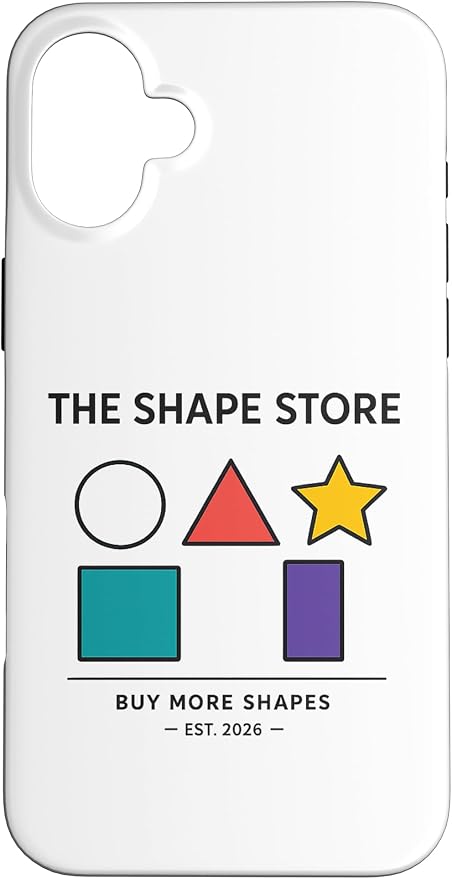 The Shape Store Funny Viral Meme from 2026 AI Humor Case for iPhone 16 Plus