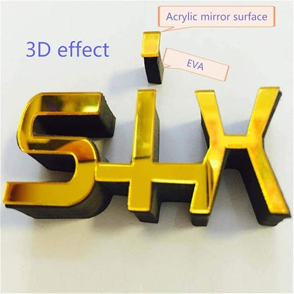 FASHION in THE CITY New 3D DIY Mirror Surface Wall Clocks Modern Design Living Room Decorative Wall Watches … (Coffee)