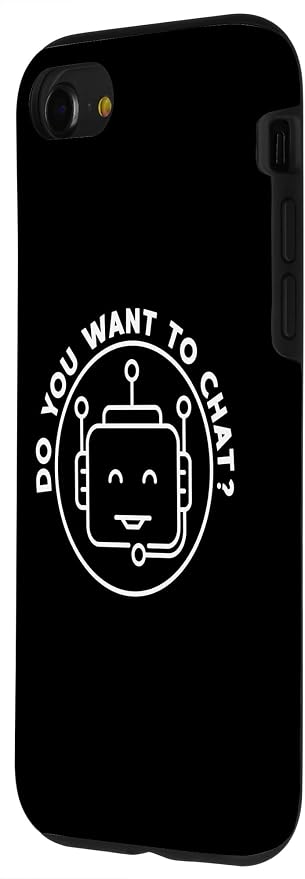 Chatbot - Do You Want To Chat? AI and ML Geek Case for iPhone SE (2020) / 7 / 8