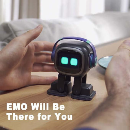 EMOPET AI Desk Robot Companion - ChatGPT Enabled with Voice Commands & Dancing, Interactive AI Robot Pet with Personality, for Adults and Kids