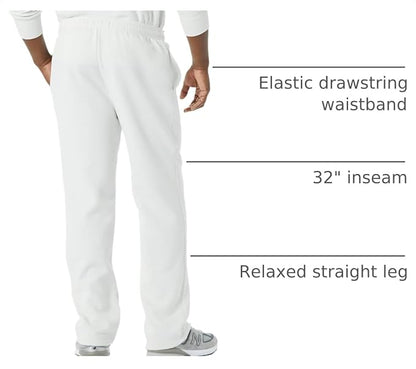 Amazon Essentials Men's Relaxed Straight Leg Fleece Open Bottom Sweatpant (Available in Big & Tall)