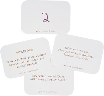 WE'RE NOT REALLY STRANGERS Kids Edition Card Game - 150 Conversation & Activity Cards for Kids, Adults, & Teens – for Fun Memorable Family Game Nights and Kid’s Party, Ages 5+, 2-6 Players