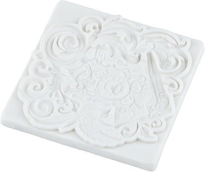 Vintage Clock Polymer Clay Molds Baroque Cuckoo Clock Silicone Mold for Jewelry Making Epoxy Resin Casting Air Dry Polymer Clay Craft
