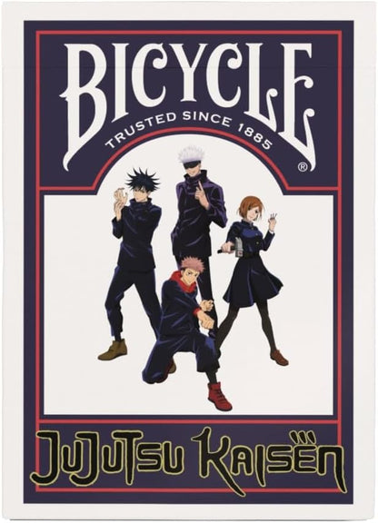 Bicycle Jujutsu Kaisen Collectible Standard 52 Deck of Cards, Poker Size, Anime Cartoon Gifts, Family & Kids Card Game Night