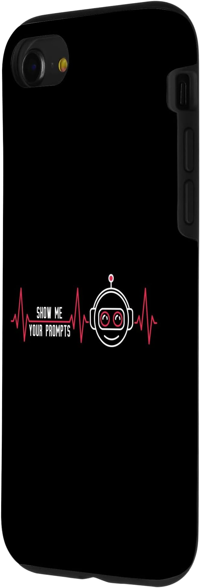 Show Me Your Prompts AI Artificial Intelligence Heartbeat Case for iPhone SE (2020) / 7/8
