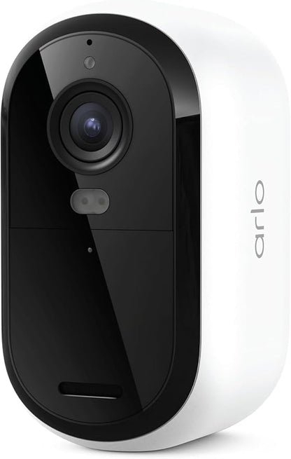 Security Cameras Wireless Outdoor - Arlo Essential Battery 2K (3rd Gen, Latest Version), Color Night Vision, Two-Way Audio, Home Security, Person/Package/Vehicle/Animal Detection, White - 1-Pack