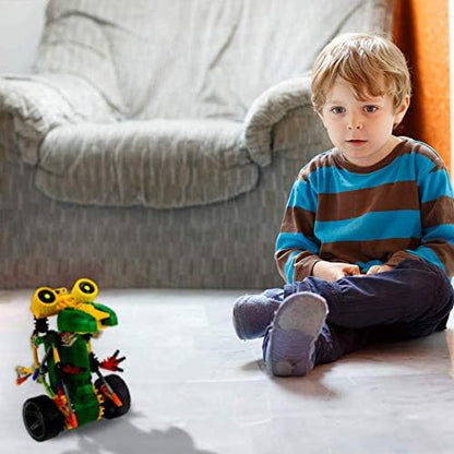 Science4you Robotics Rexbot - Robot Building Toy for Kids Age 8-14, Kit with 106 Pieces to Build Your Own Robot and Make it Move, Science Kit and STEM Toy for Kids 8+ Years Old