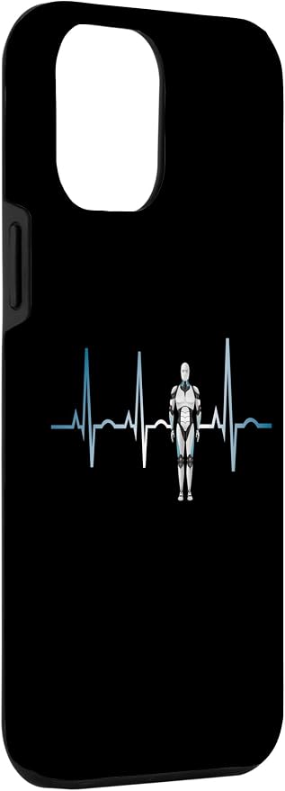 iPhone 15 Pro Max Ai Heartbeat Love Ai EKG Heart Funny Idea for Ai lover Case
