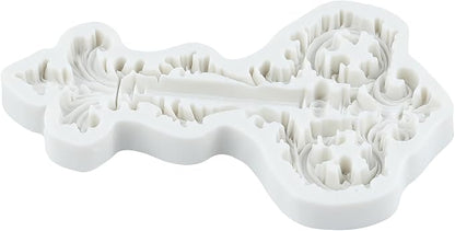 Baroque Silicone Molds Baroque Vintage Curlicue Lace Polymer Clay Mold for Jewelry Making Epoxy Resin Casting Air Dry Polymer Clay Craft