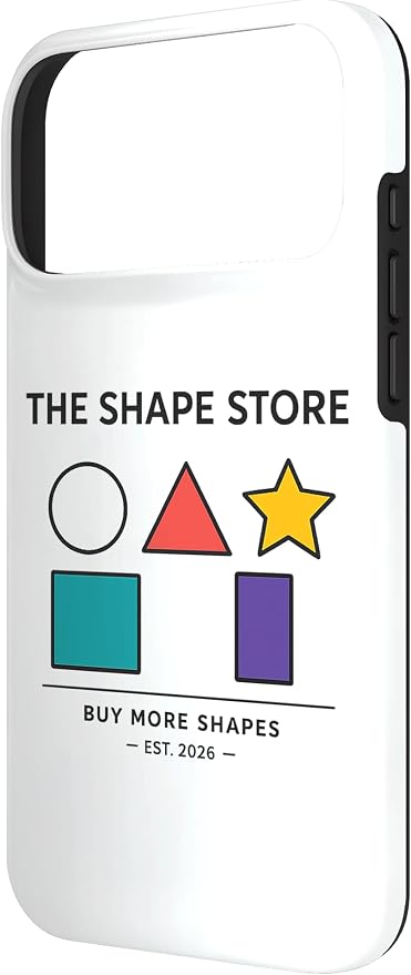 The Shape Store Funny Viral Meme from 2026 AI Humor Case for iPhone 17 Pro Max