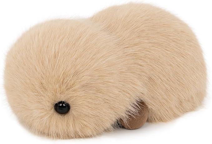 Interactive AI Plush Companion Pet– Privacy Safe Soft Huggable Intelligence Emotional Support Robot Pets, Anxiety Relief Desk Robots| Ideal Toy Gift for Kids,Teens,Adults,Seniors(Beige)