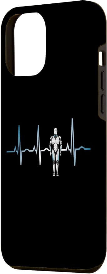 iPhone 15 Pro Max Ai Heartbeat Love Ai EKG Heart Funny Idea for Ai lover Case