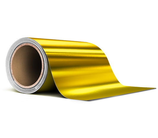 VViViD Satin Gold Chrome Pinstripe Vinyl Tape Roll (3    x 25ft)