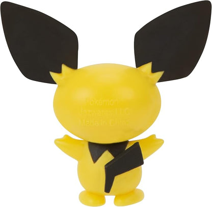 Pokemon Select Evolution 3 Pack - Features 2-Inch Pichu and Pikachu and 3-Inch Raichu Battle Figures