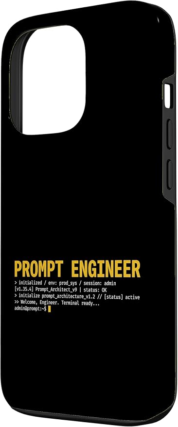 Prompt Engineer Terminal Screen AI Developer Software Coder Case for iPhone 13 Pro