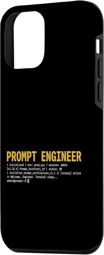 Prompt Engineer Terminal Screen AI Developer Software Coder Case for iPhone 12 mini
