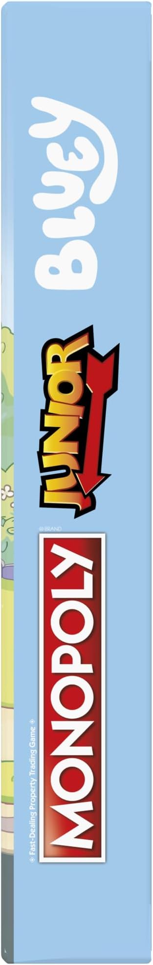 Hasbro Gaming Monopoly Junior Bluey Edition Board Game | Kids Play as Bluey, Bingo, Mum & Dad for Girls & Boys | Ages 5+ (Amazon Exclusive)