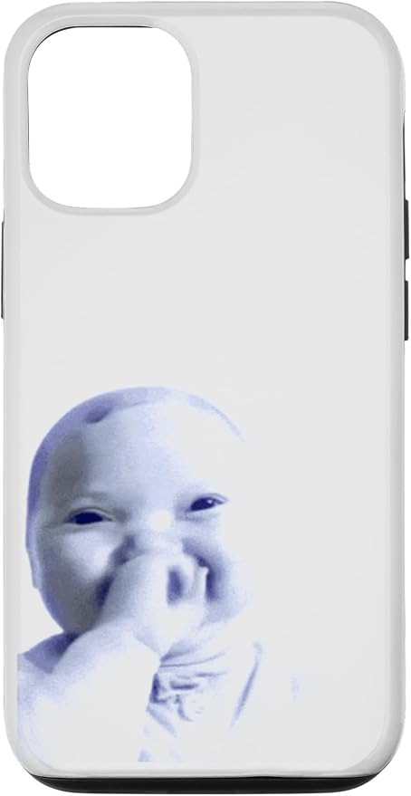 AI Baby Holding Laugh Meme Case for iPhone 12/12 Pro