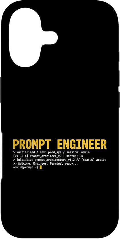 Prompt Engineer Terminal Screen AI Developer Software Coder Case for iPhone 17