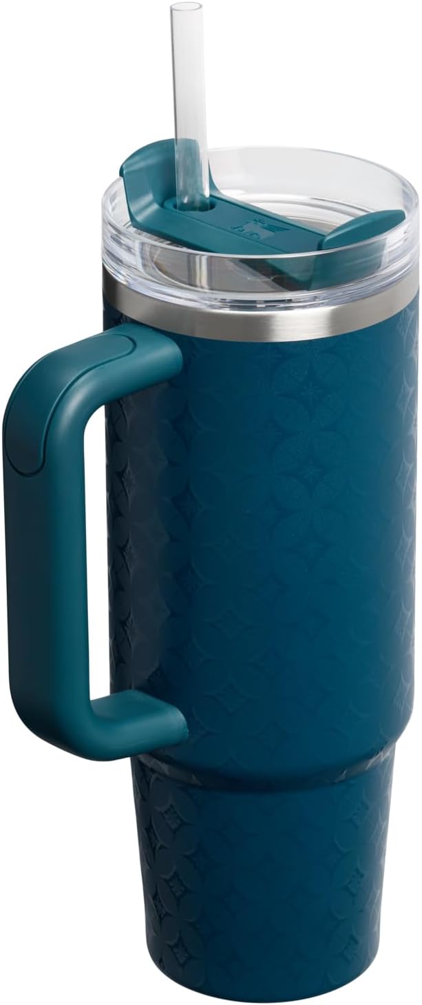 STANLEY Quencher H2.0 Flow State Tumbler, 30 oz, Ponderosa Star | Handle and Straw | 3-Position Lid | Cup Holder Compatible for Travel | Insulated Stainless Steel Cup | BPA-Free