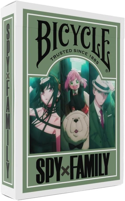 Bicycle Spy Family Collectible Standard 52 Deck of Cards, Poker Size, Anime Cartoon Gifts, Family & Kids Card Game Night