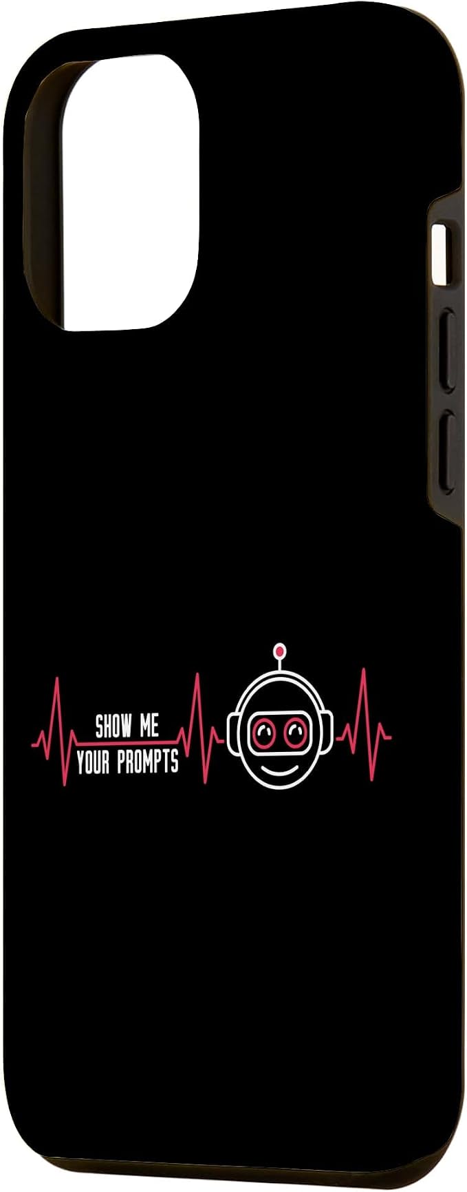 Show Me Your Prompts AI Artificial Intelligence Heartbeat Case for iPhone 12 Pro Max