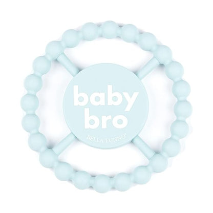 Baby Teether by Bella Tunno, Silicone Teethers for Babies 3-6 Months, 6-12 Months, Toys, Pacifier, Teething Relief, Boys, Girls, Baby Bro