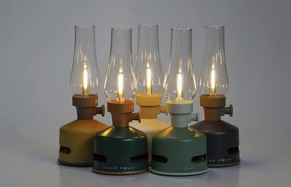 MoriMori design lamp with loudspeaker (basil moos)