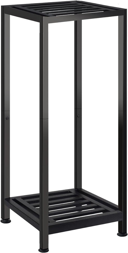 Plant Stand Indoor Outdoor Heavy Duty Wrought Iron Pedestal Stands Metal Plant Stand Decorative Flower Stand for Patio Garden Deck Living Room